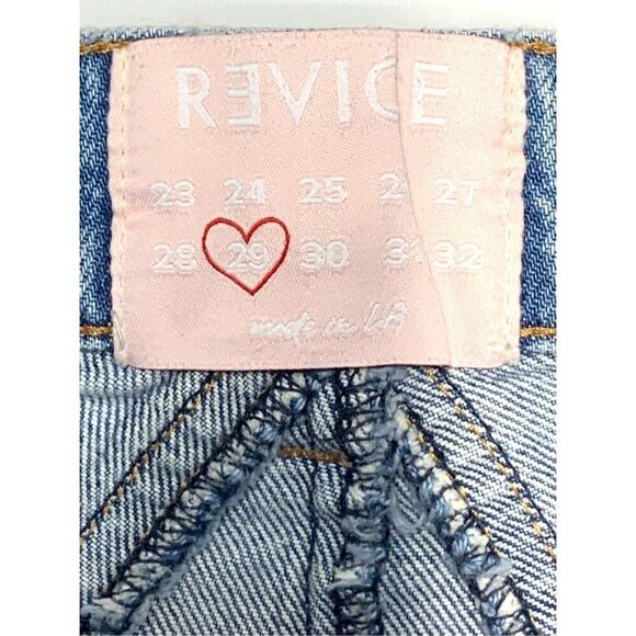 Revice Jeans Blue Skinny High Rise Venus Star Medium Wash Denim Women Size 29 - Picture 4 of 4